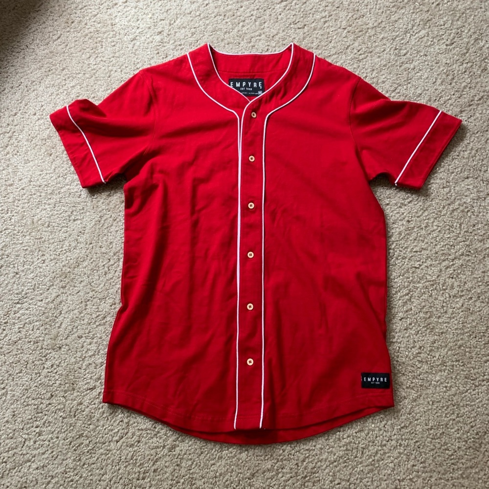 Empyre Baseball Jersey - Red - Medium